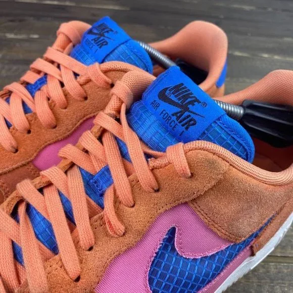 Nike Air Force 1 '07 LV8 Men's Size 13 CW7300 800 Orange Trance AF1 Sneakers - Picture 8 of 13